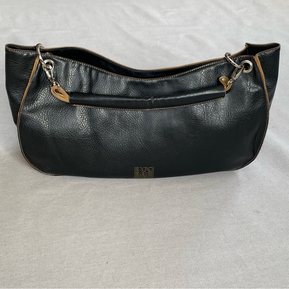 Matt & Nat Brown Vegan Leather Shoulder Strap Satchel Handbag Purse Large - Picture 7 of 14